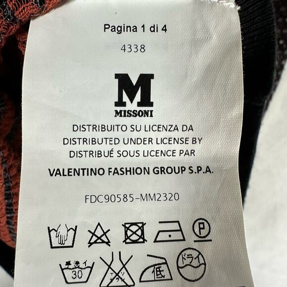 M Missoni Soft Knit Cap Sleeve Viscose Cotton Blend Top Size US 4  Stretch - Picture 5 of 9